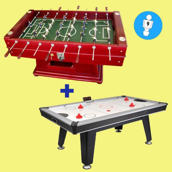 Alquiler Mesa Air Hockey y Futbolín Catalán Barcelona