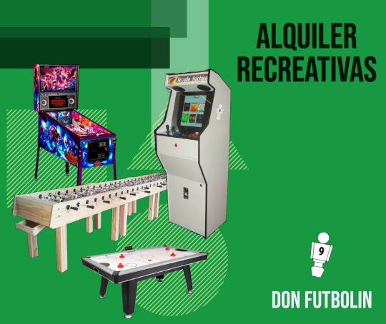 Alquiler Máquinas Recreativas | Don Futbolín