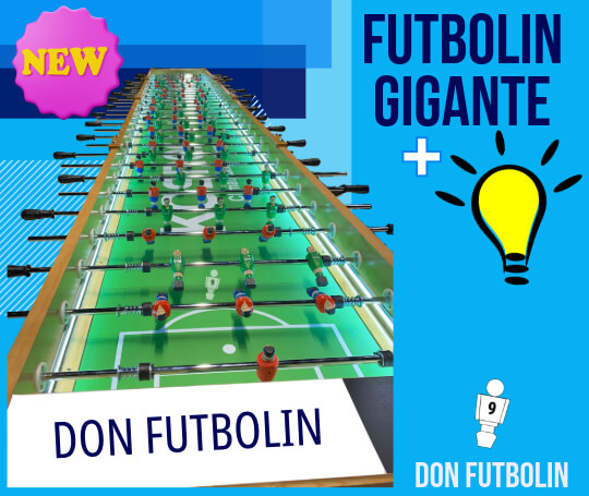 Alquiler Futbolín Gigante con Leds en Barcelona y Madrid