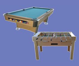 Oferta Billar Americano + Futbolín Madrid | Don Futbolín