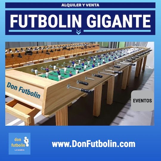 Alquiler Futbolín Gigante en Madrid