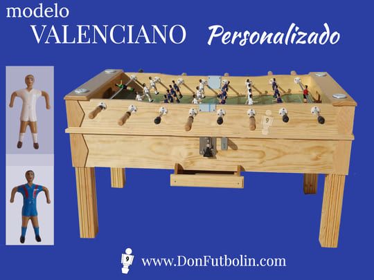 Comprar futbolin de bar con monedero modelo Valenciano | Don Futbolin