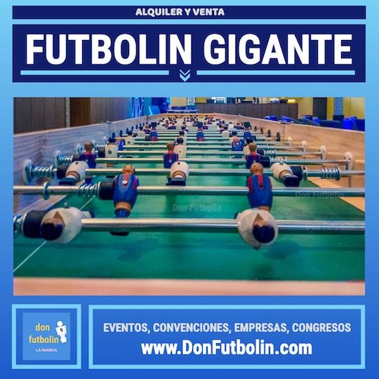 Alquiler Futbolín Gigante Eventos