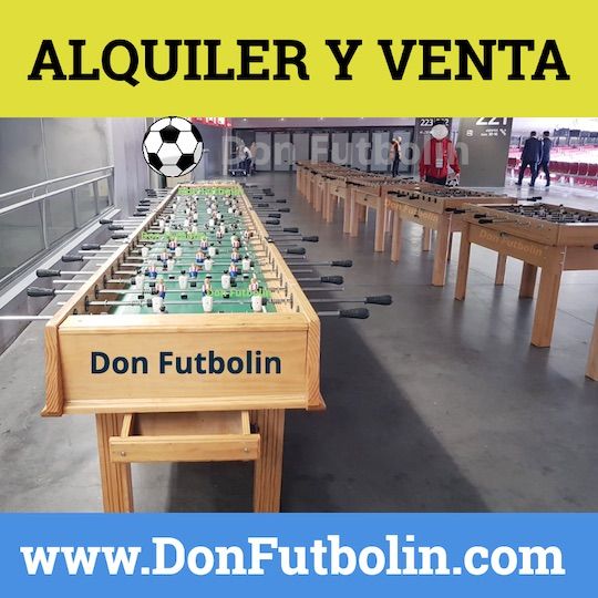 Alquiler Futbolín Gigante y Futbolines