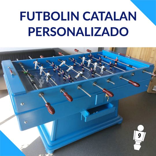 Futbolín Catalán Azul