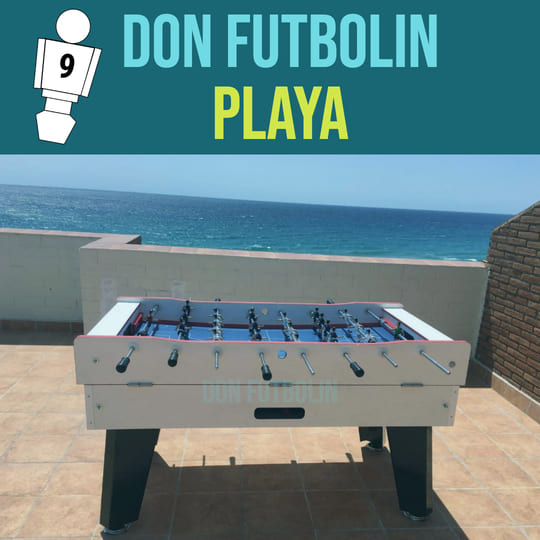 Futbolin de exterior en una terraza en la playa | Don Futbolín