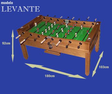 Futbolín modelo Levante