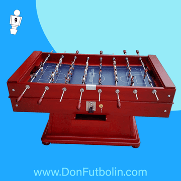 Futbolín Catalán con pista en color azul