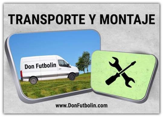 Transporte y montaje al alquilar un futbolín