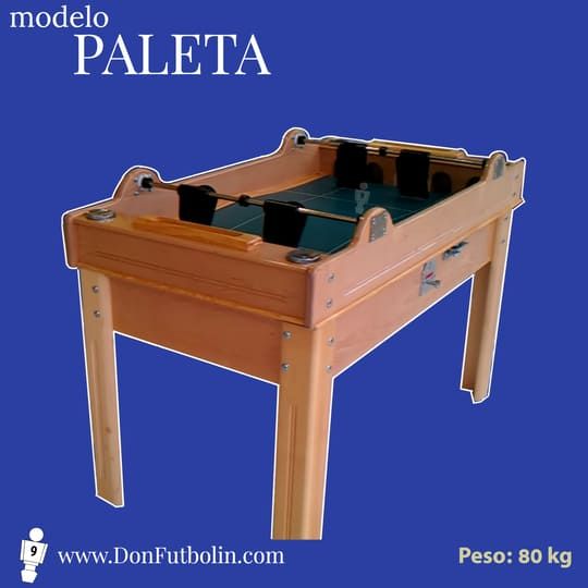 Futbolín modelo Paletas