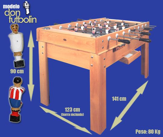 Futbolín Modelo Don Futbolín Madrid