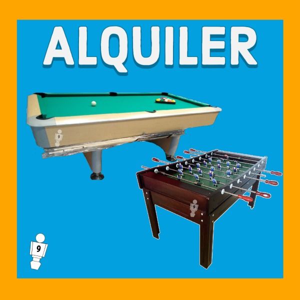 Alquiler billar y futbolin | Don Futbolín 