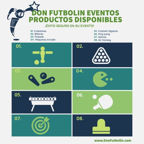 Alquiler de Recreativas para Eventos | Don Futbolin