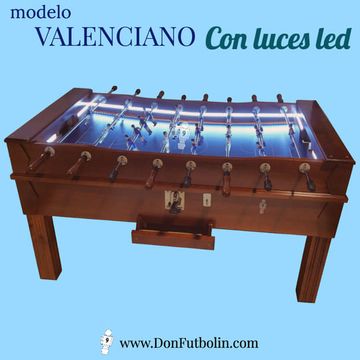 Futbolín Valenciano con luces led
