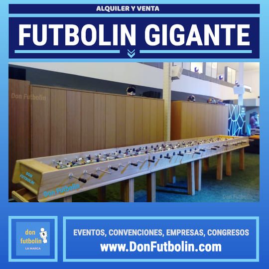 Futbolín XXL en Don Futbolín