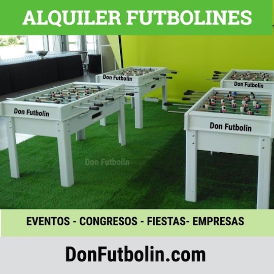 Alquiler Futbolín Don Futbolín