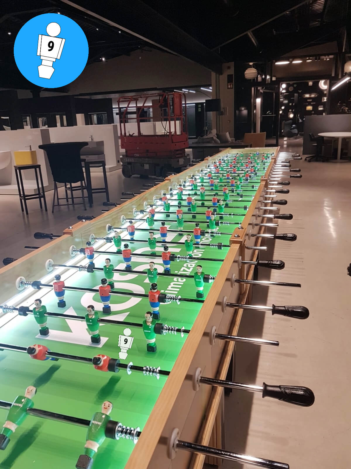 Alquiler Futbolín Gigante con Leds