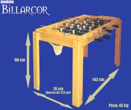 Futbolín Modelo Billarcor