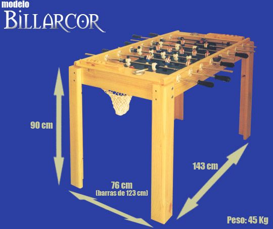 Futbolín Modelo Billarcor