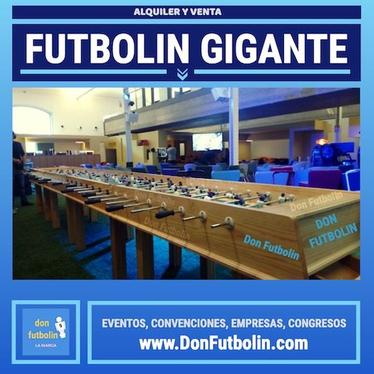 Alquiler Futbolín Gigante en Barcelona