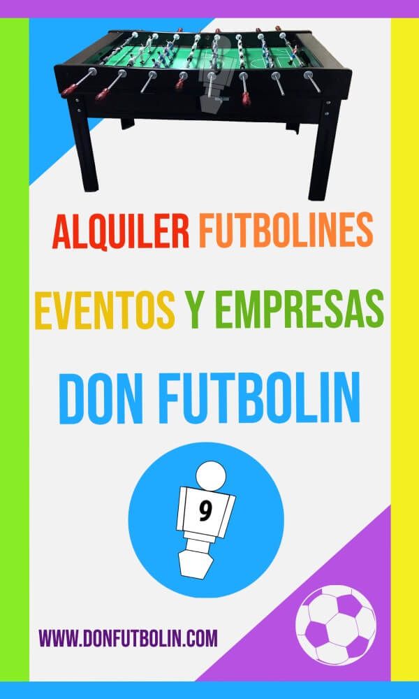 Alquiler Futbolín Barcelona | Don Futbolin 