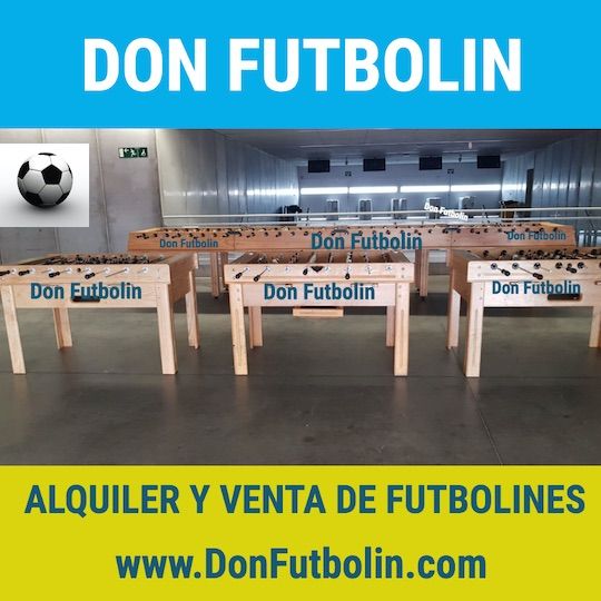 Alquiler de futbolines 